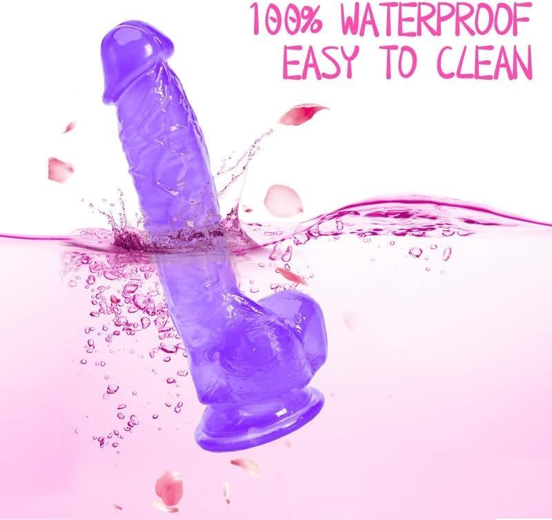 Riotor - 8 Inch Realistic Classic Purple Dildo