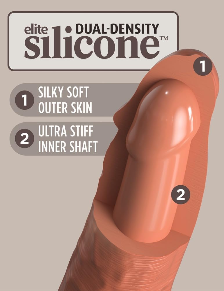 Pipedream - King Cock Elite 6 Inch Vibrating Dual Density