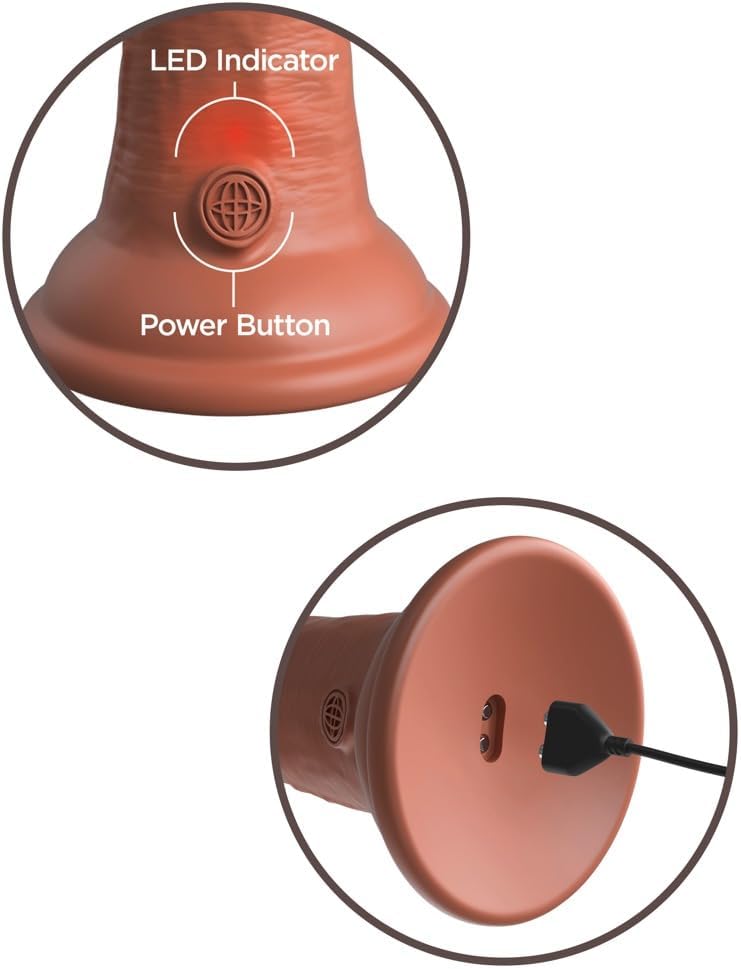 Pipedream - King Cock Elite 6 Inch Vibrating Dual Density