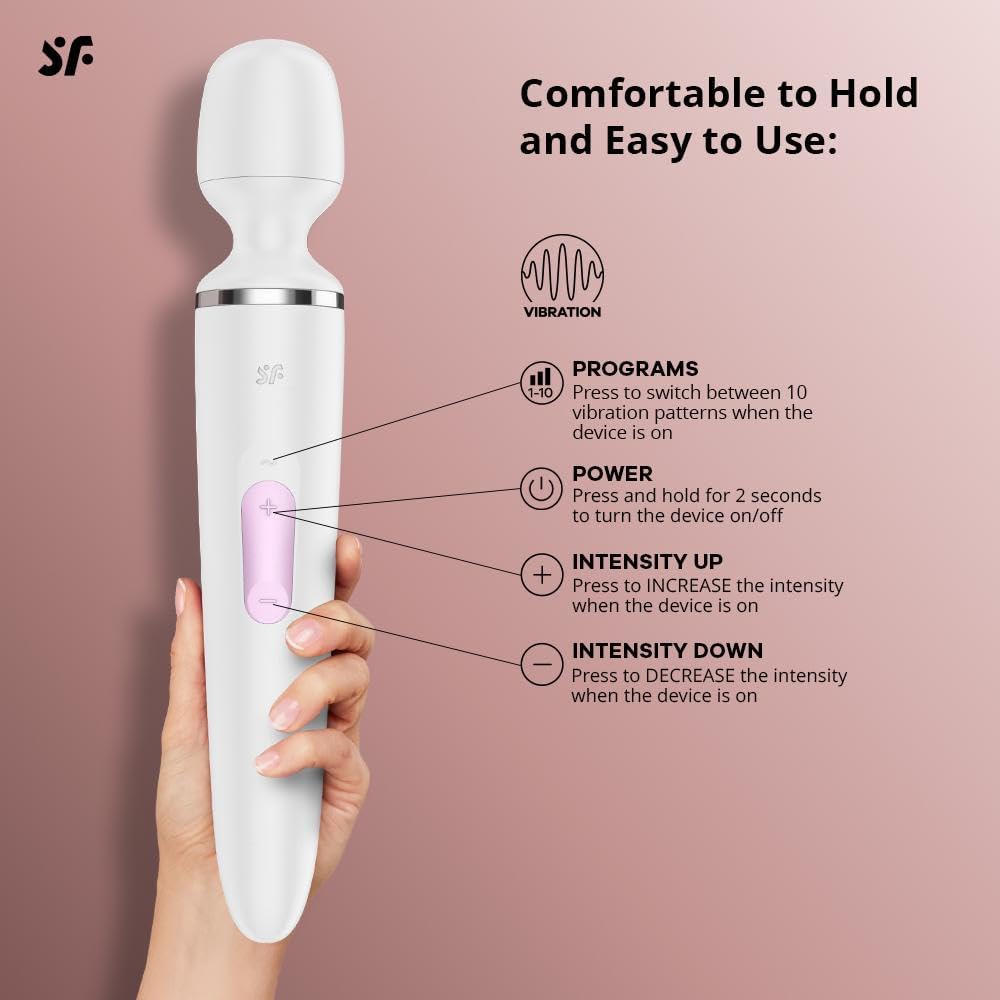 Satisfyer - Wand-er Woman (White)