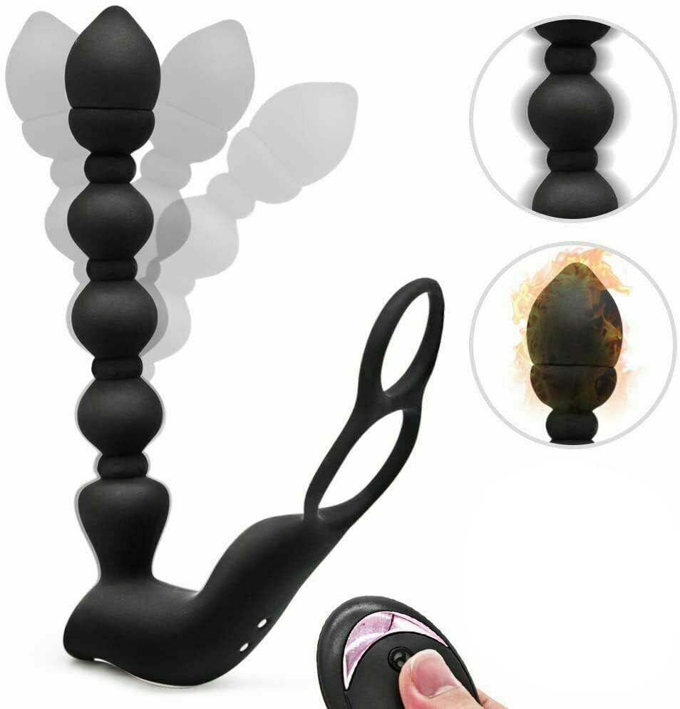 Wildest Dreamz - Vibrating Cock Ring with Anal Beads