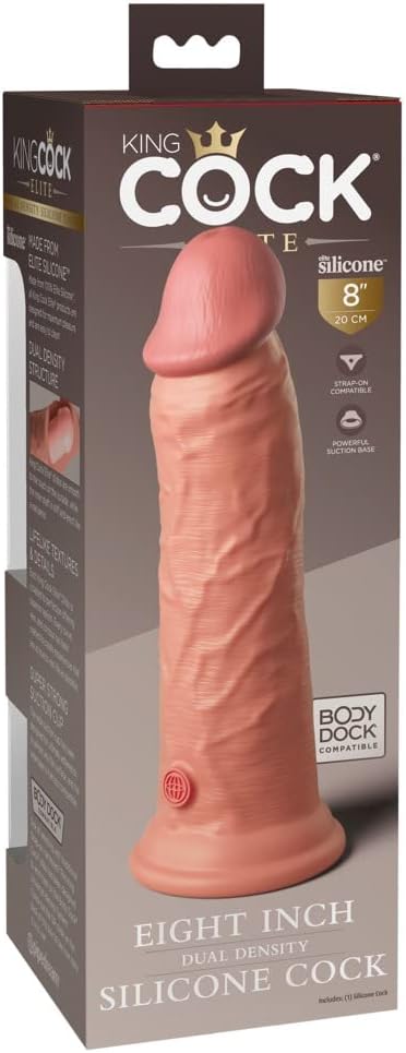 Pipedream - 8 Inch King Cock Elite Dual Density