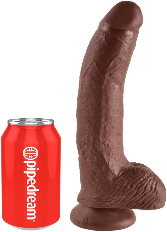 Pipedream - 9 Inch Brown King Cock with Balls