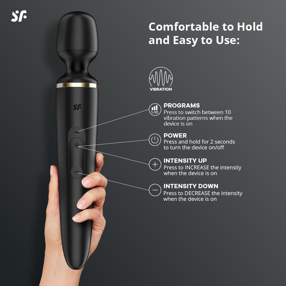 Satisfyer - Wand-er Woman (Black)