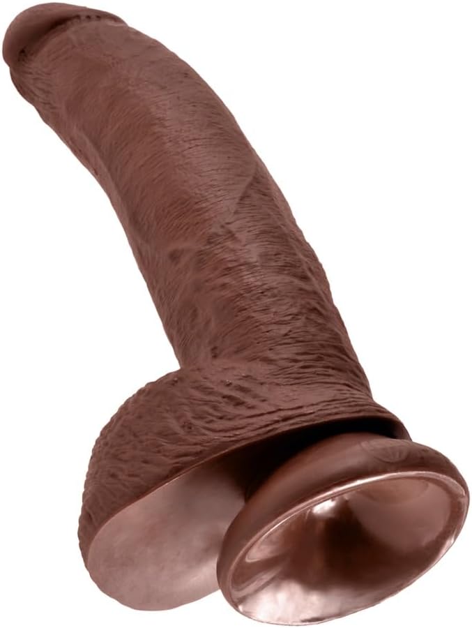Pipedream - 9 Inch Brown King Cock with Balls