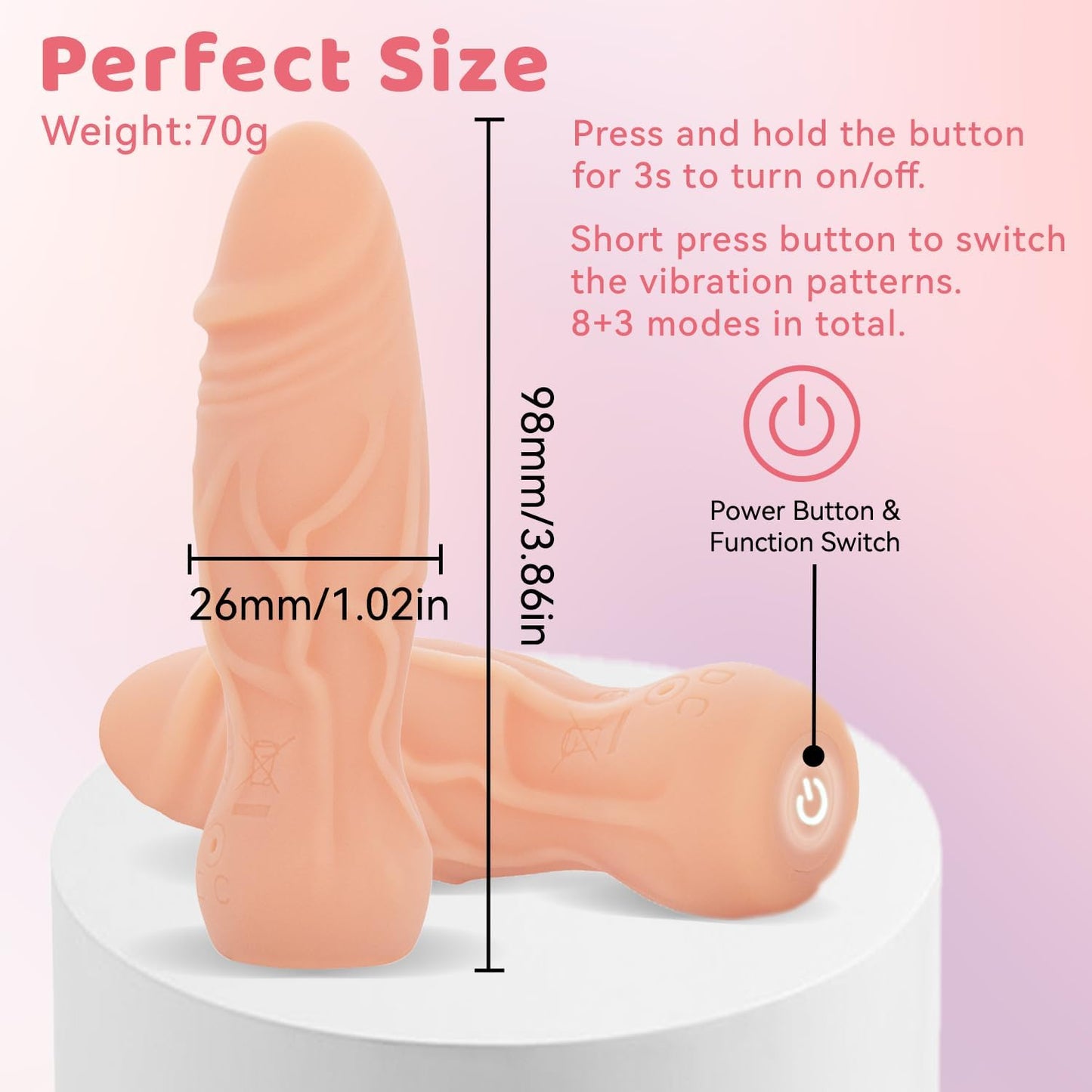 Kwevos - Lifelike Mini Bullet