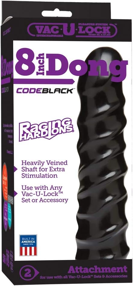 Doc Johnson - CodeBlack 8 Inch Raging Hard On