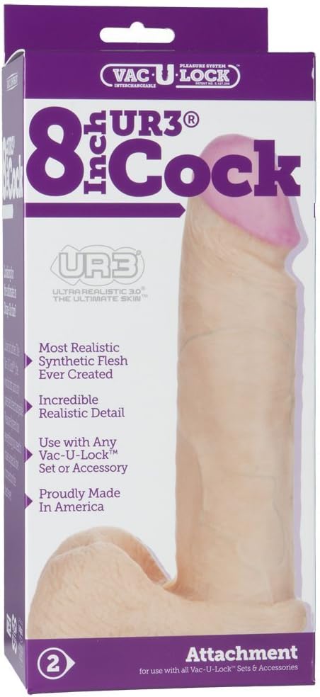 Doc Johnson - 8 Inch Vac-U-Lock Cock
