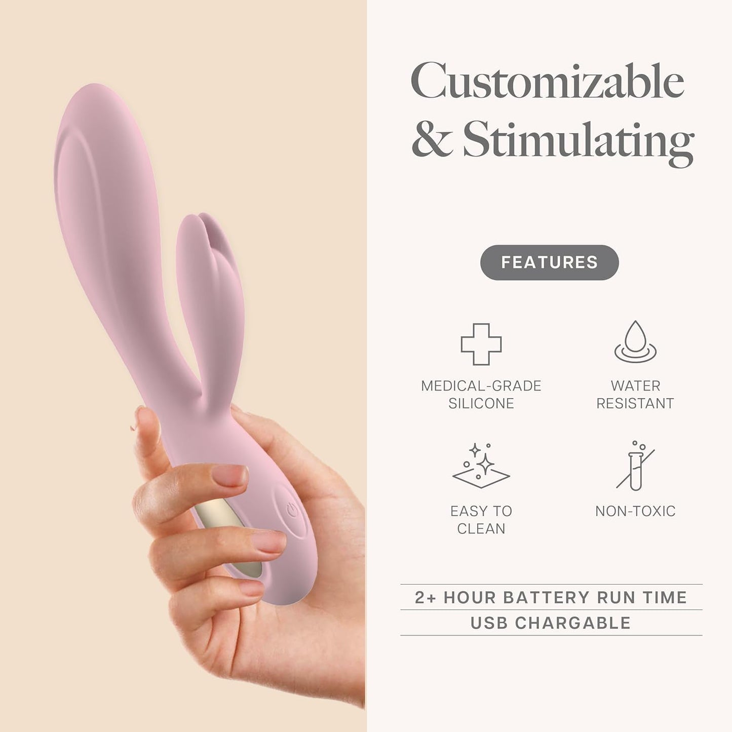 IndoPace - Dual Head Rabbit Vibrator