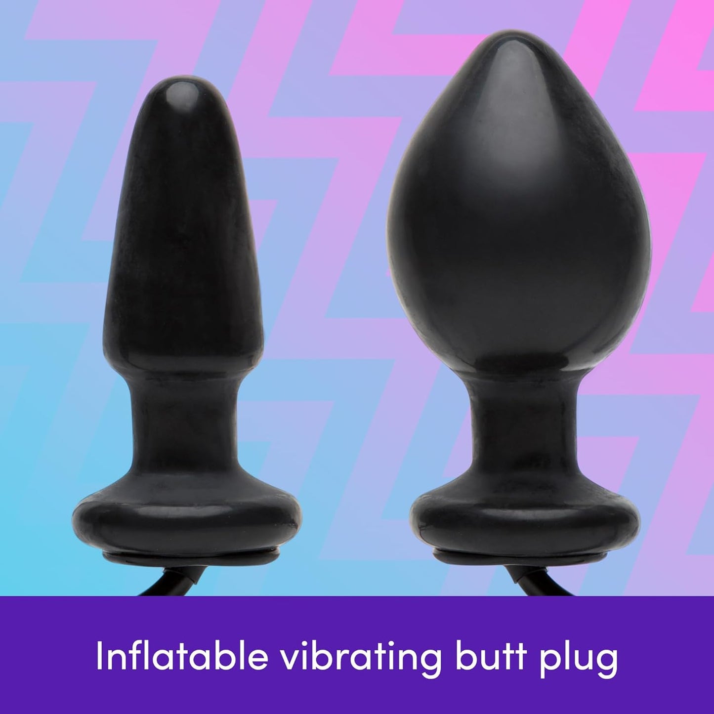 LoveHoney - Vibrating Inflatable Butt Plug