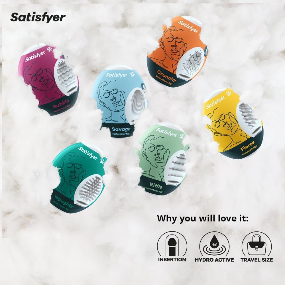 Satisfyer - Masturbator Eggs 6 Pack