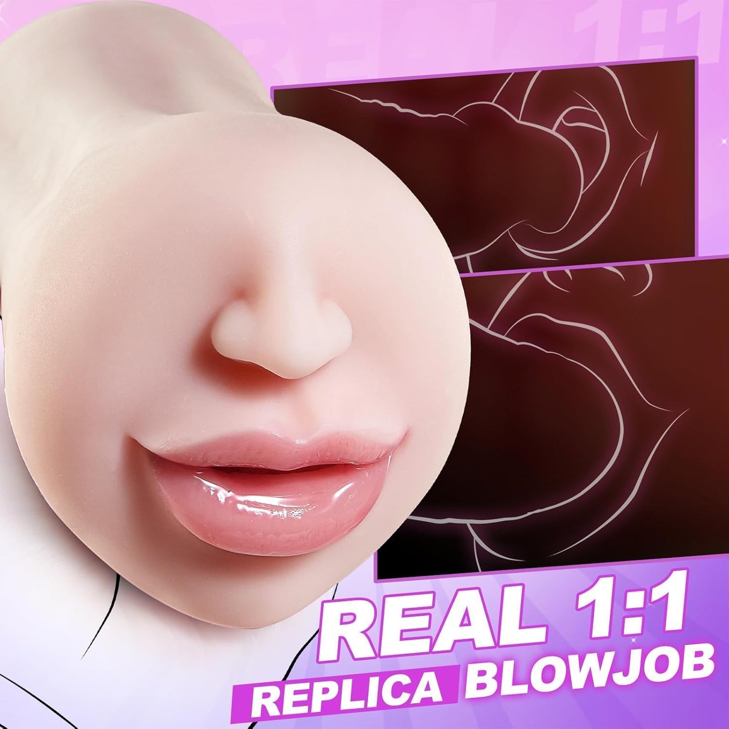 Yukaione - Vibrating Blowjob Stroker