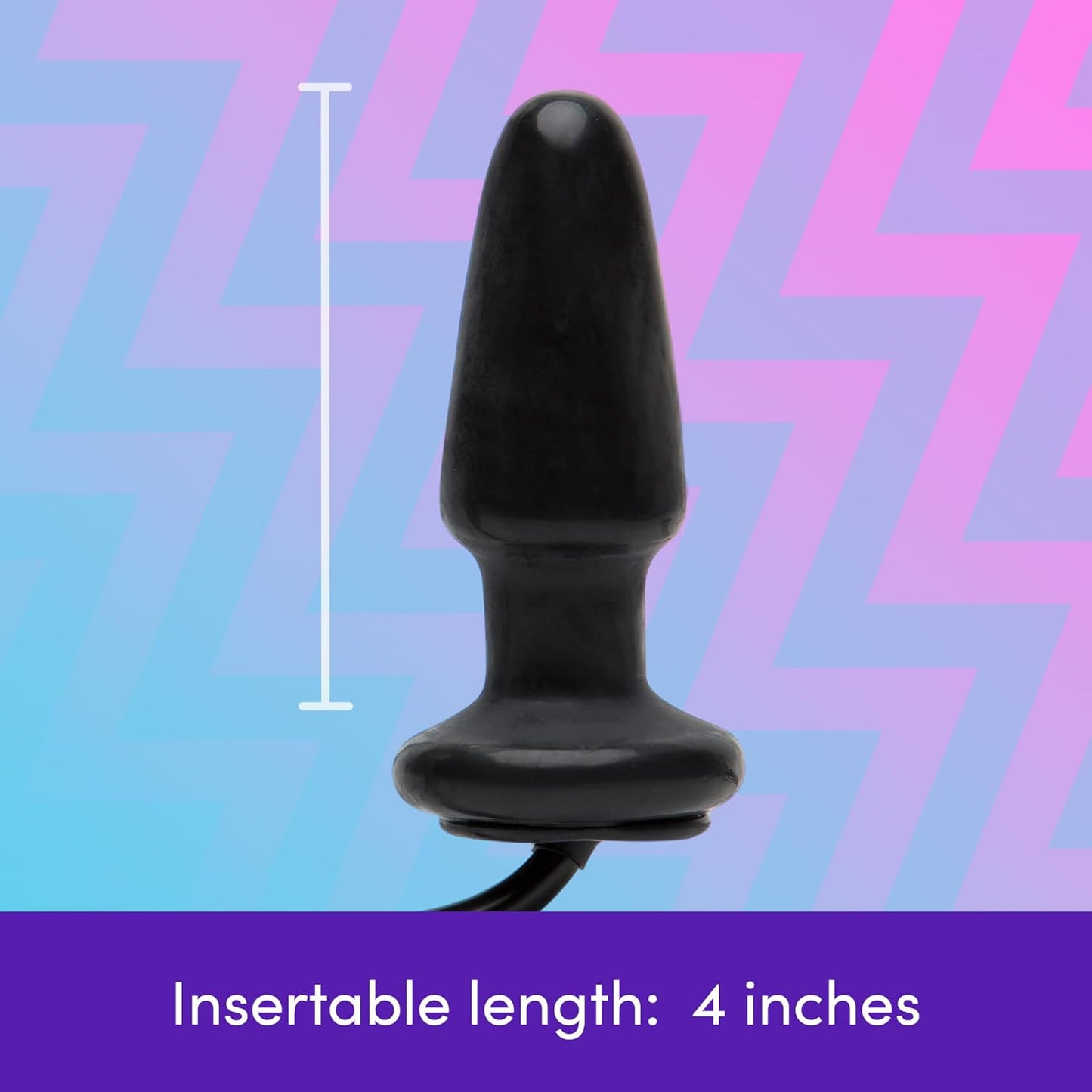 LoveHoney - Vibrating Inflatable Butt Plug