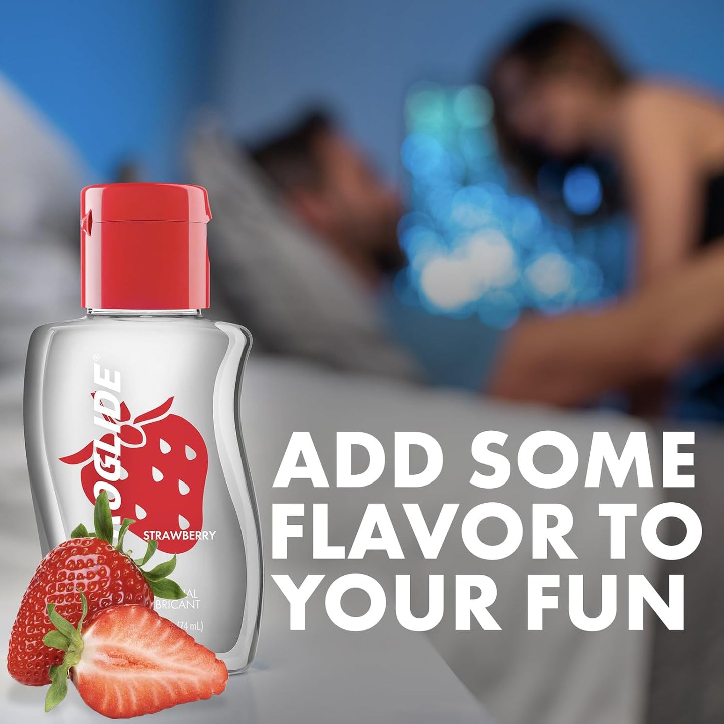Astroglide - Water Based Strawberry Flavoured Lubricant (74ml)