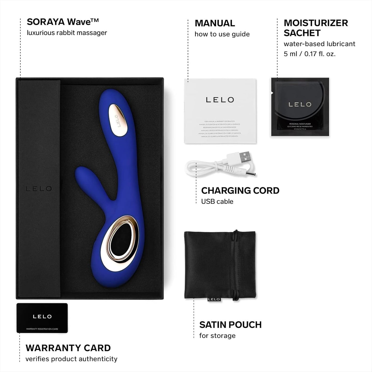 LELO - SORAYA Wave Luxurious Rabbit Vibrator