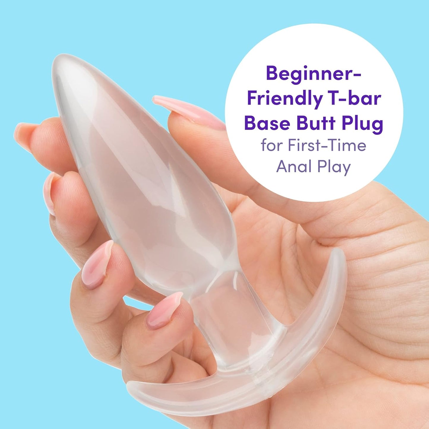 LoveHoney - 4 Inch PVC Butt Plug