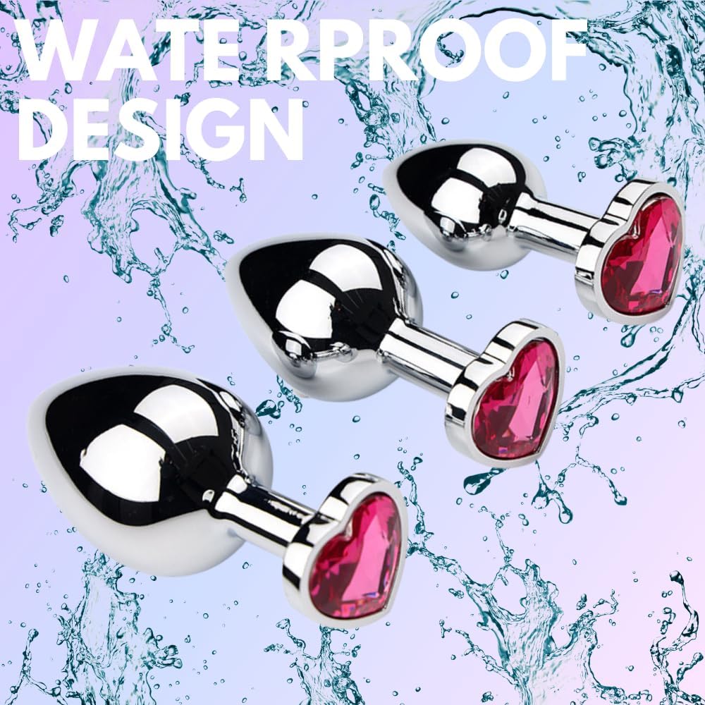 SAKASIYA - 3pc Heart Plugs Set