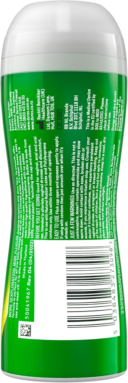 Durex - 2 in 1 Massage Lube (200ml)