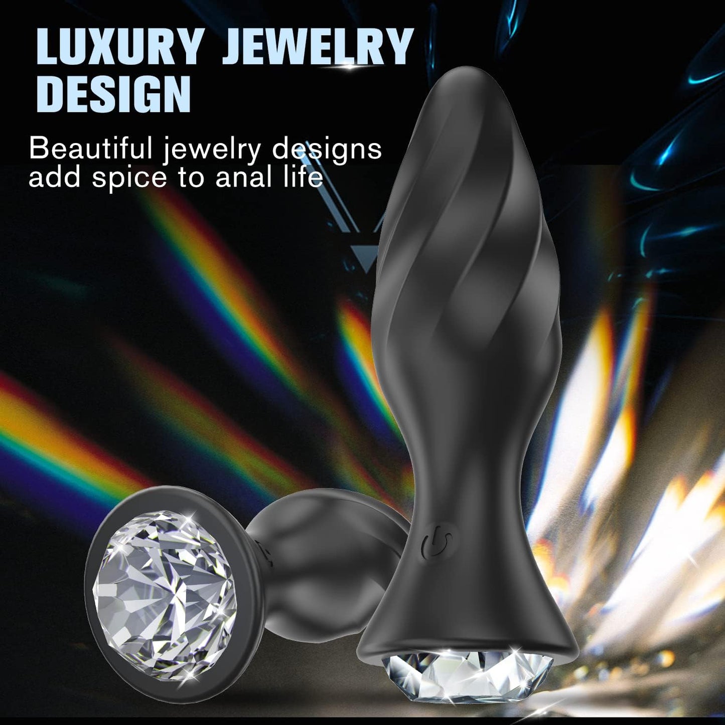 DAYTHI - Vibrating Jewellery Butt Plug