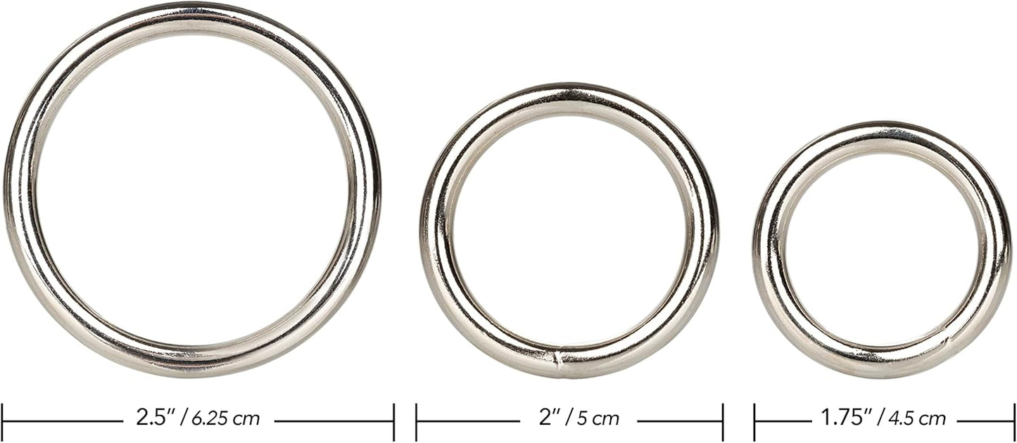 CalExotics - Silver Ring 3 Set