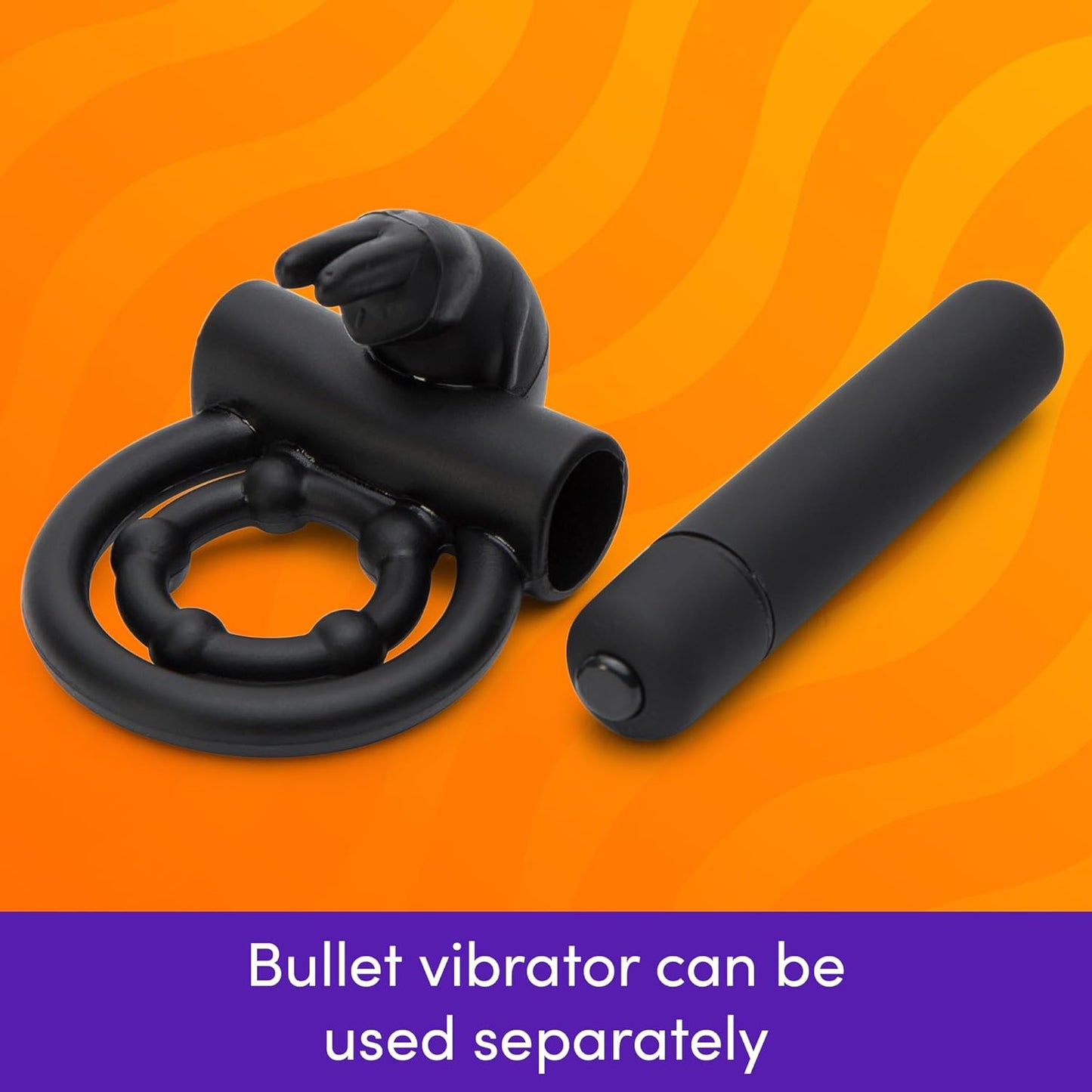 LoveHoney - Bionic Bullet Rabbit Vibrating Cock Ring