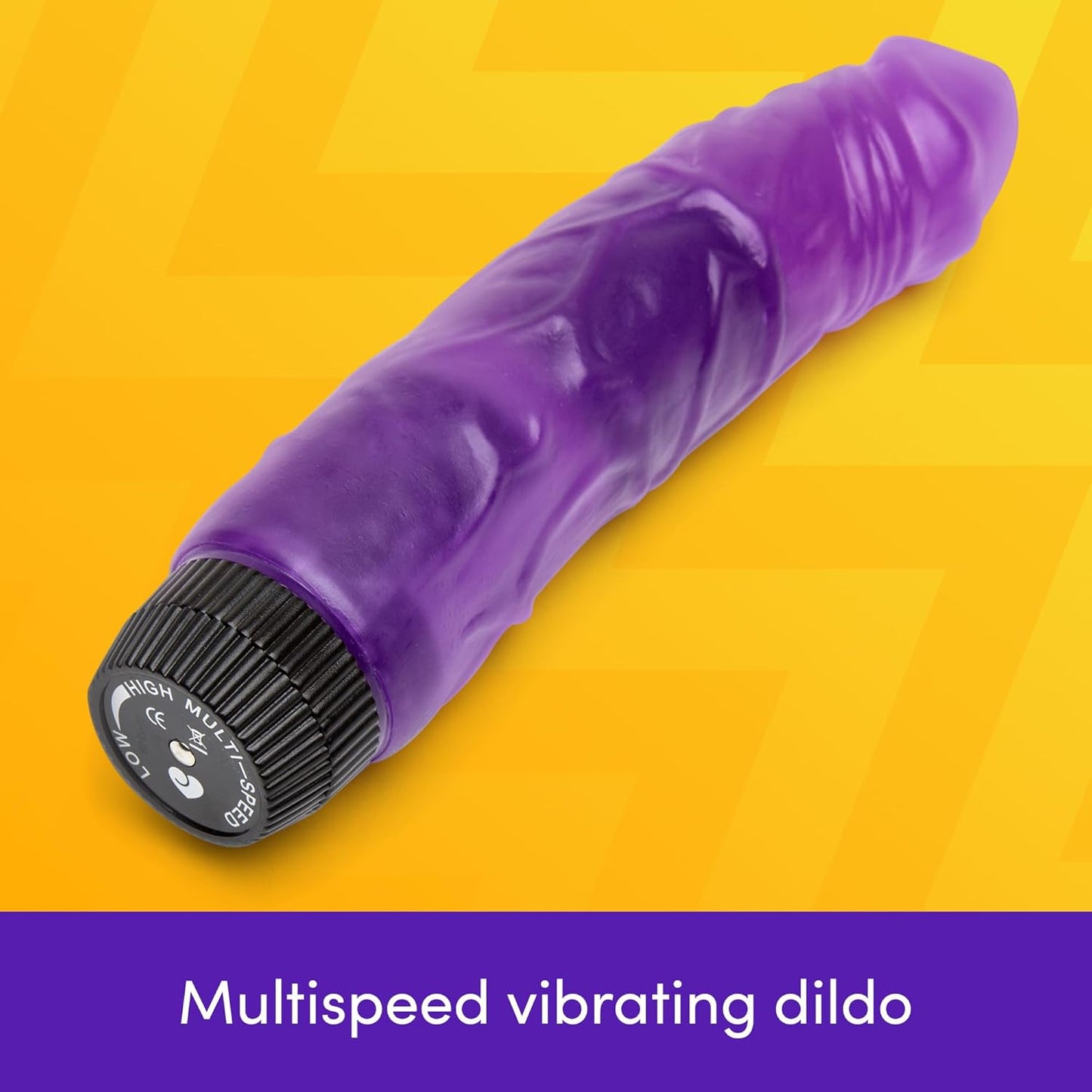 LoveHoney - Lifelike Curved Vibrating Dildo