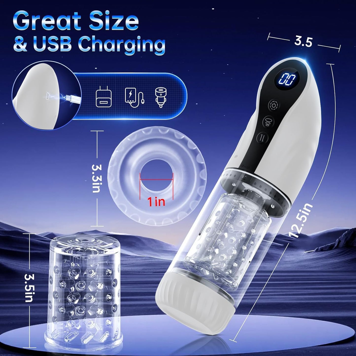 LONZYON - Automatic Sucking Male Masturbator