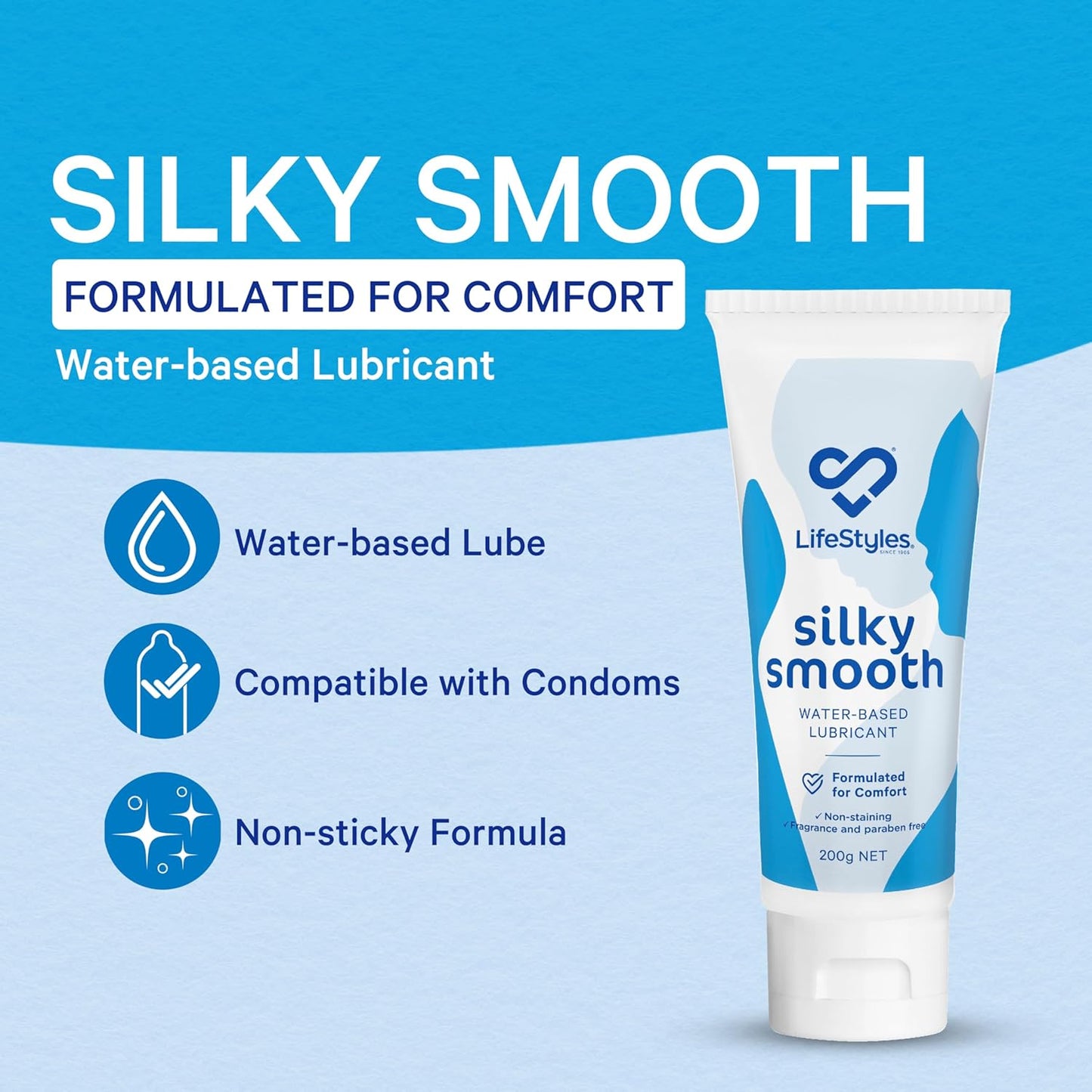 Lifestyles® - Silky Smooth Lubricant (200ml)