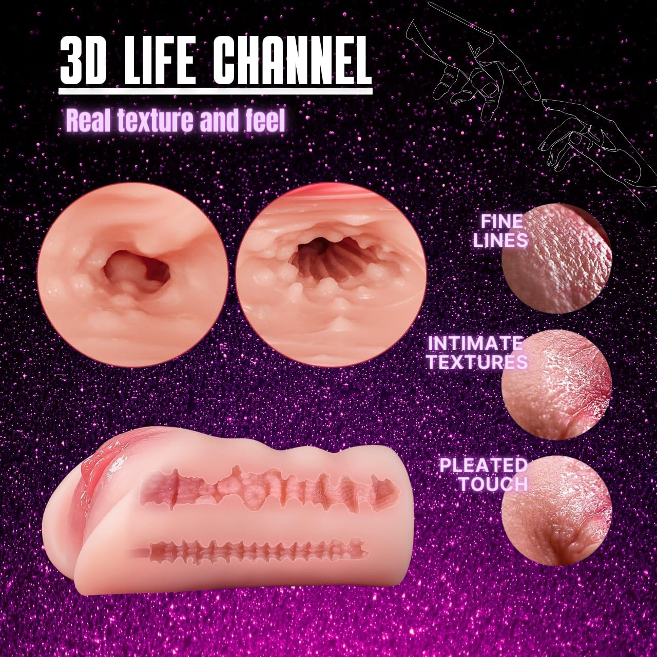 Cheeky Charm - 2-in-1 Male Masturbator