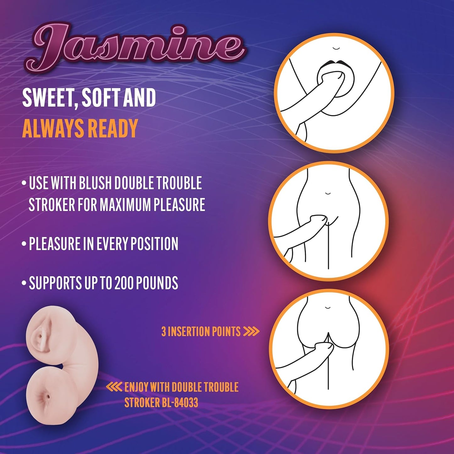 Blush Novelties - Sweet Jasmine Full Body Blow Up Sex Doll