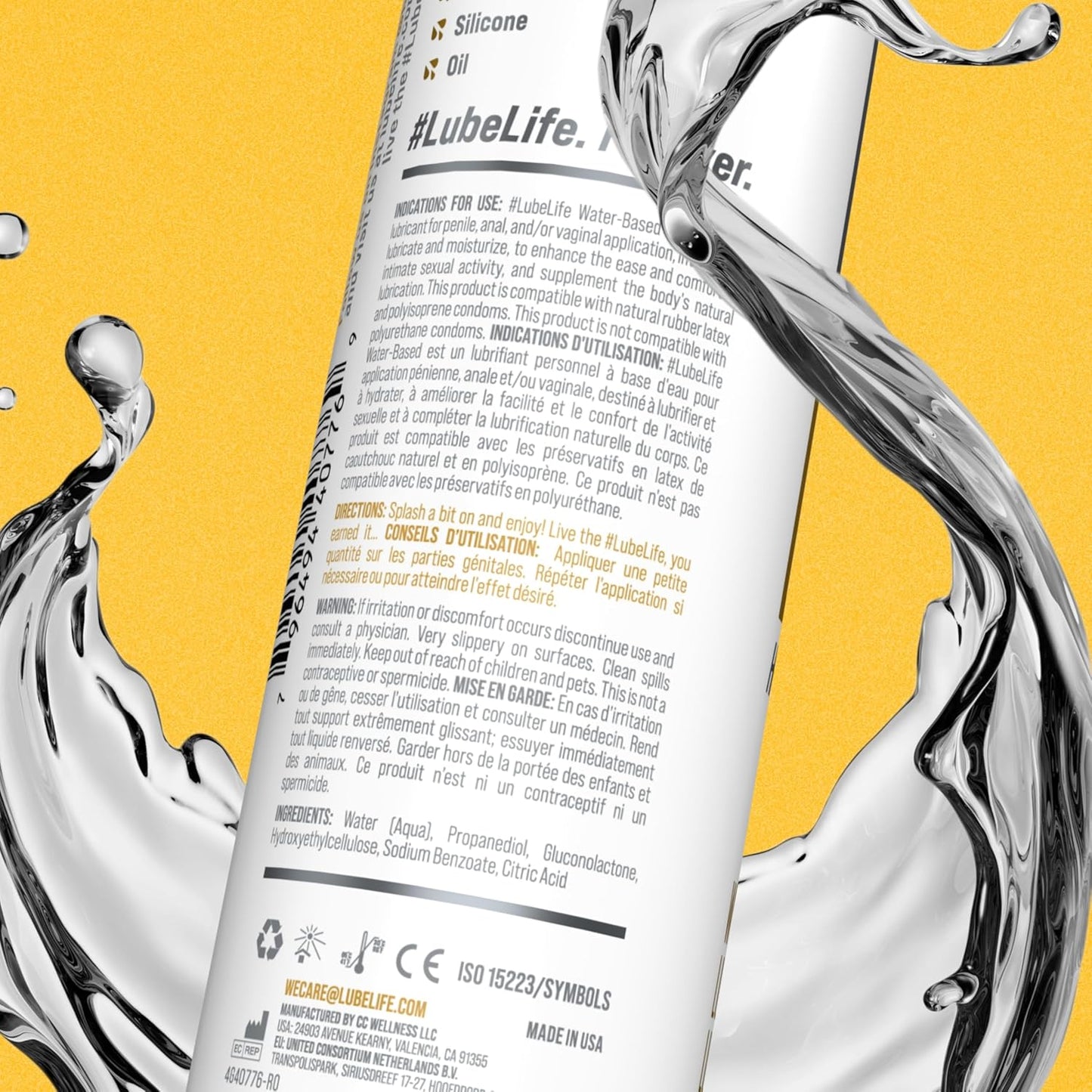 #LubeLife - Water Based Personal Lubricant (120 ml)