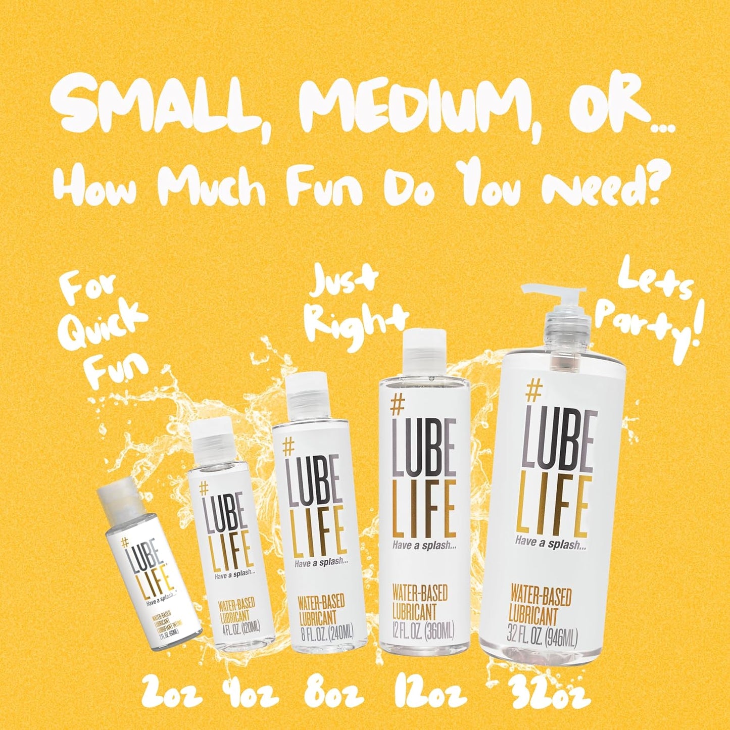 #LubeLife - Water Based Personal Lubricant (120 ml)