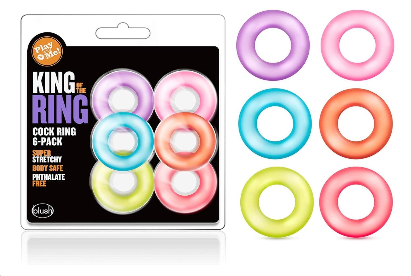 Blush Novelties - King Of The Ring 6 Pack