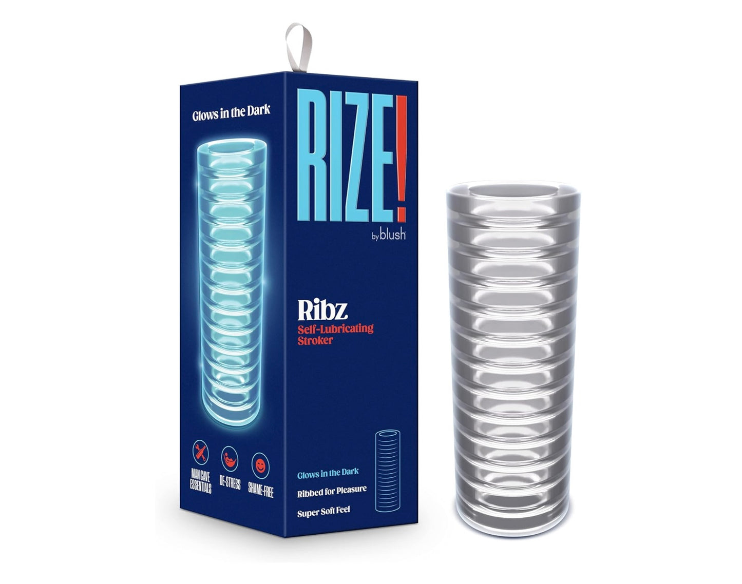Blush - Rize! Ribz Self-Lubricating Masturbator