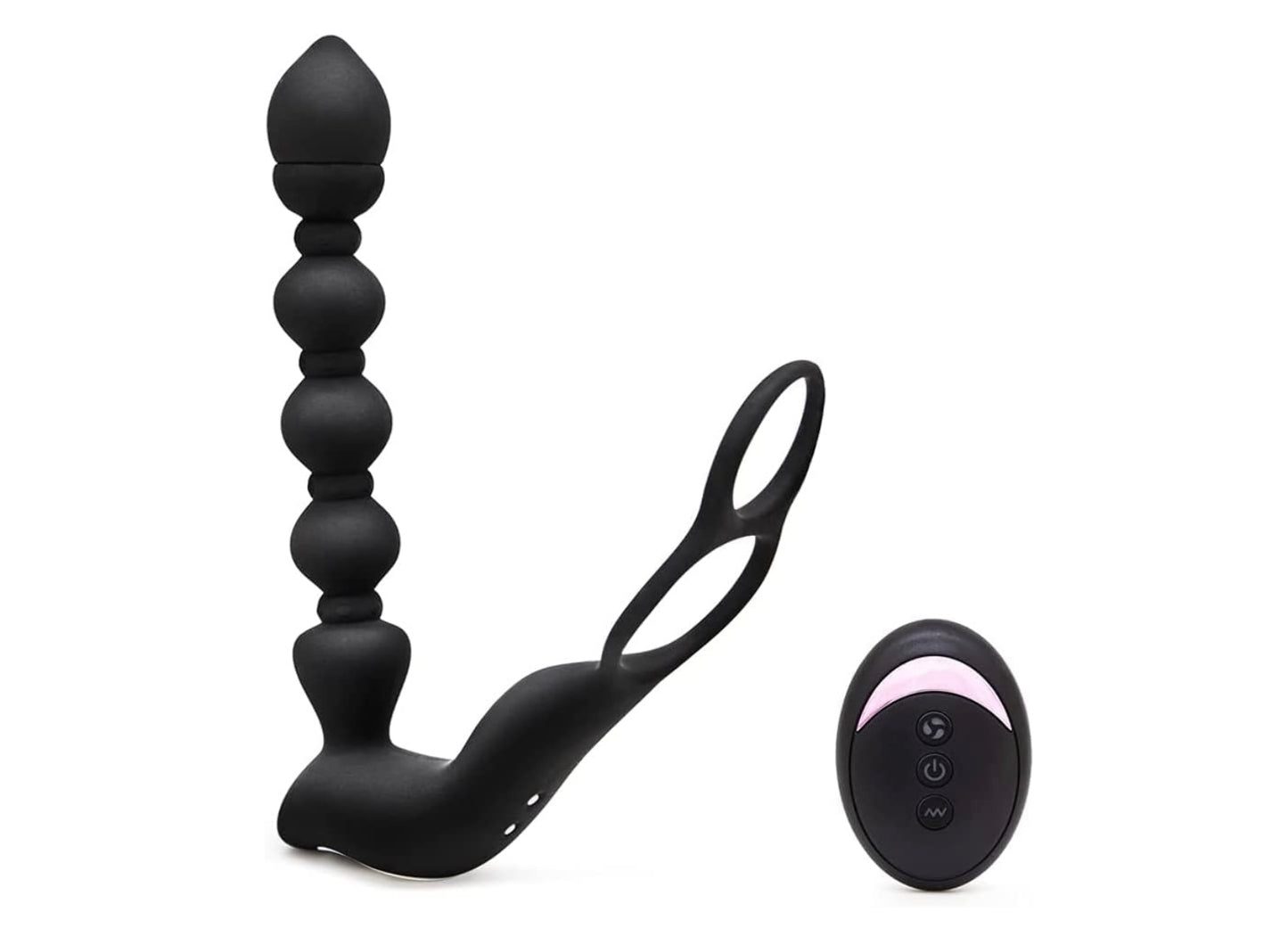 Wildest Dreamz - Vibrating Cock Ring with Anal Beads