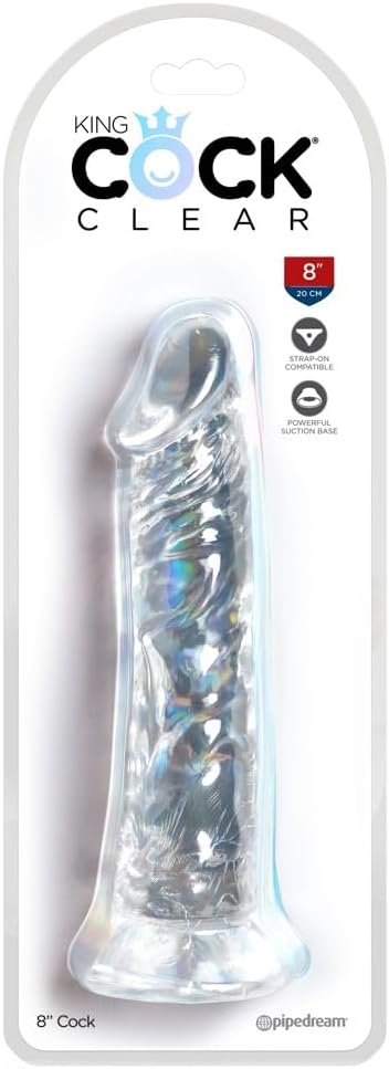 Pipedream - 8 Inch King Cock Clear