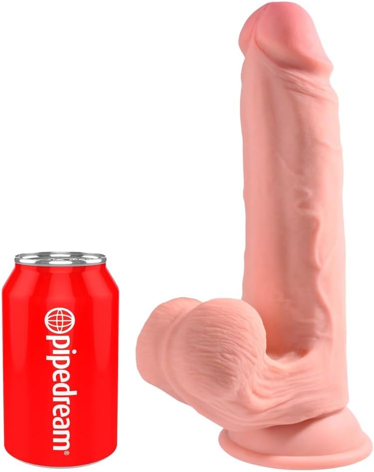 Pipedream - 9 Inch King Cock Triple Density With Swinging Balls