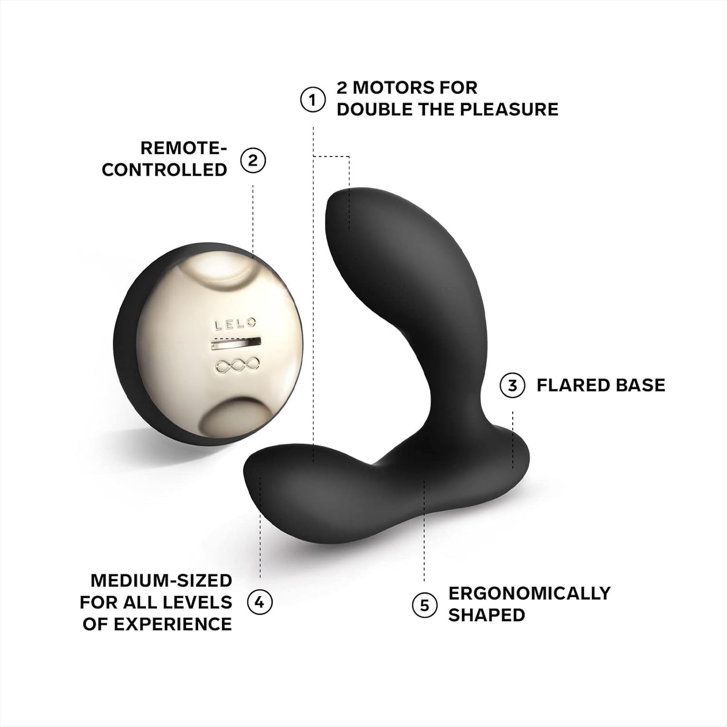LELO - HUGO Prostate Massaging Butt Plug
