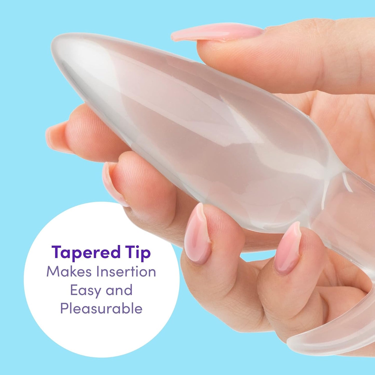 LoveHoney - 4 Inch PVC Butt Plug