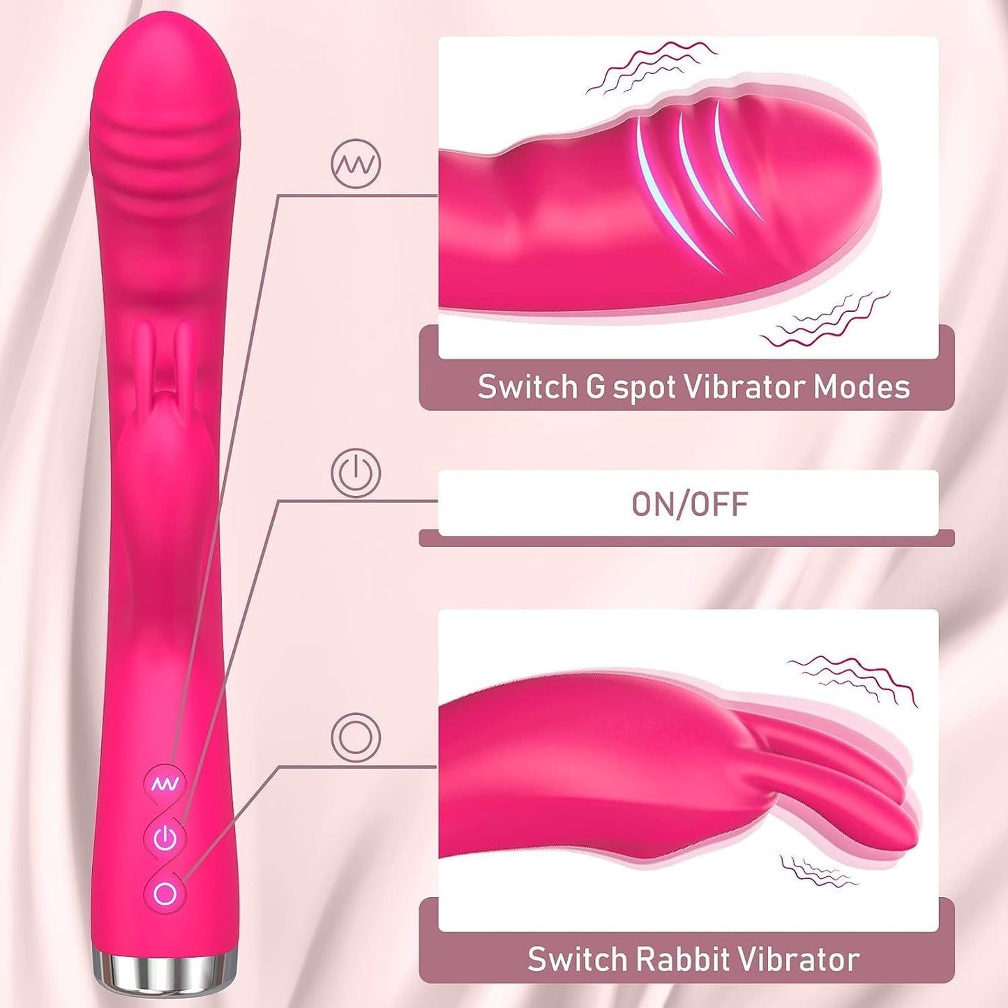 HAIMETEC - Dildo Rabbit Vibrator