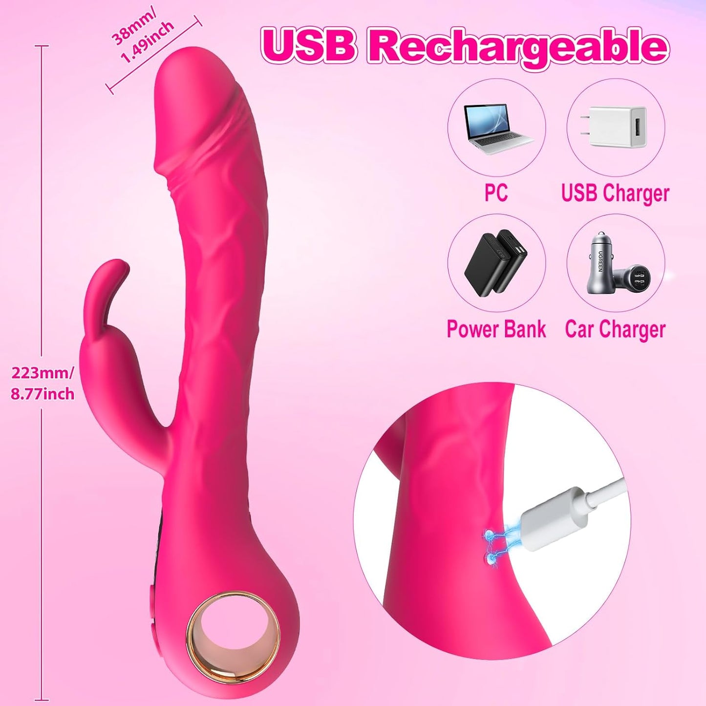 Adorime - G Spot Rabbit Vibrator
