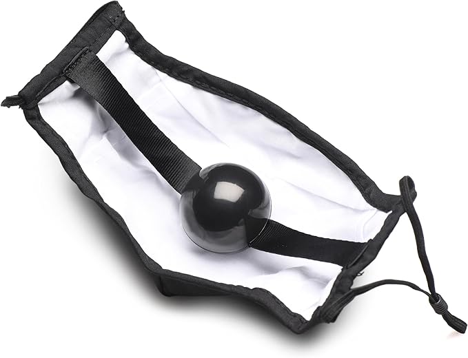 MASTER SERIES - Under Cover Ball Gag Face Mask