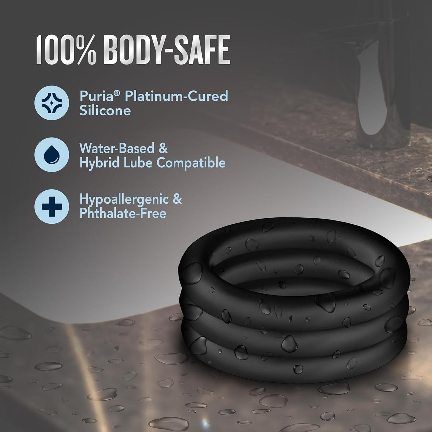 Performance - VS2 Pure Premium Silicone Cock Rings