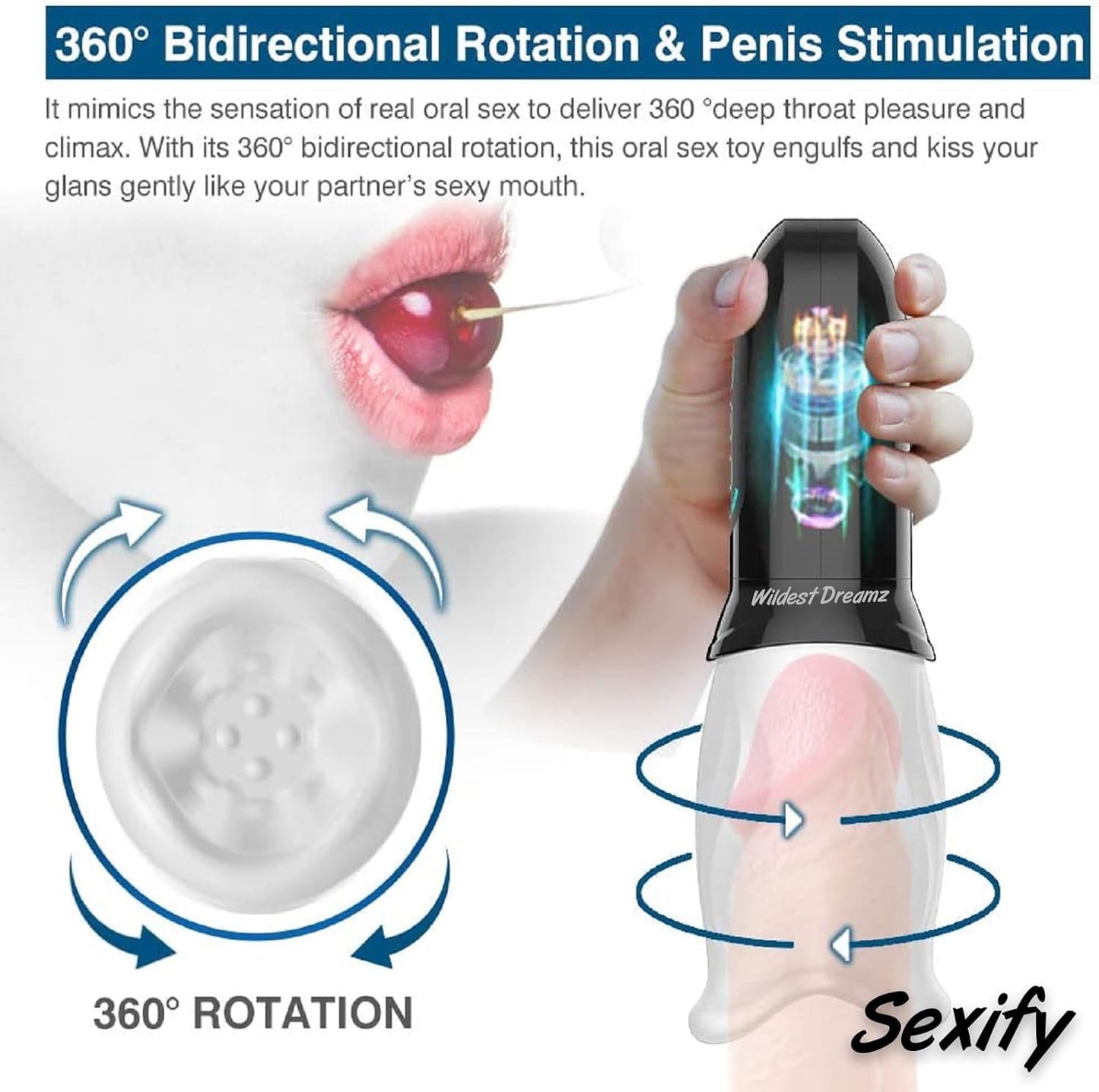 Wildest Dreamz - Automatic Rotating Male Masturbator