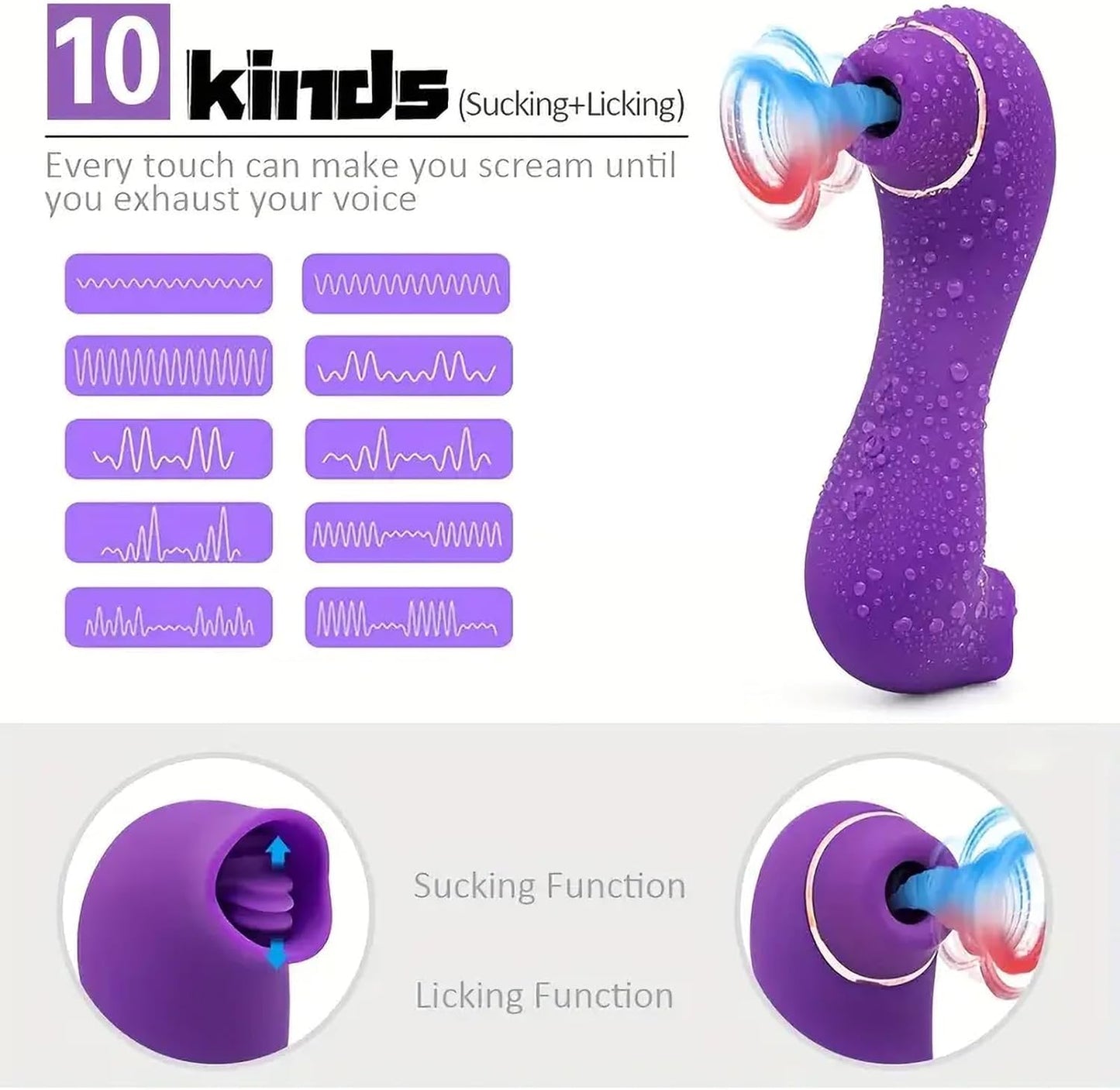 LONZYON Dual Clitoral Vibrator