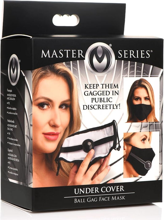 MASTER SERIES - Under Cover Ball Gag Face Mask