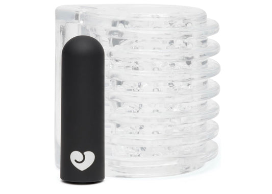 LoveHoney - Textured Vibrating Penis Sleeve