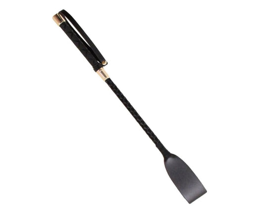 Love In Leather - Braided Satin Gold Tip Mini Crop