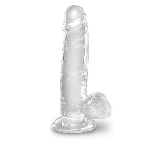 Pipedream - 7 Inch Clear King Cock With Balls