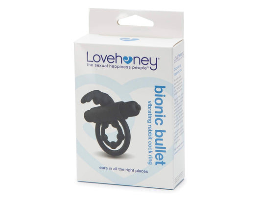 LoveHoney - Bionic Bullet Rabbit Vibrating Cock Ring